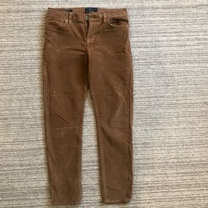 Lucky Brand Brown/Tan Corduroy “Brooke Skinny” Pants, Size 8/29 A